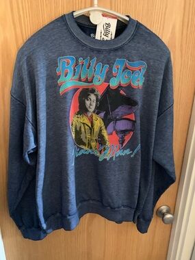 Billy Joel “Piano Man” Women’s NWT Oversized XL Sweatshirt
